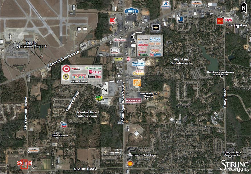 Air Terminal Dr & Dawes Rd, Mobile, AL - Vacant Land for Sale - Gulf